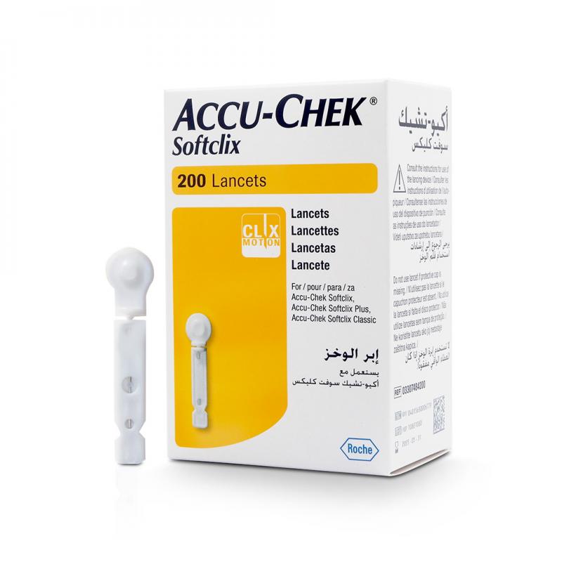 ACCU-CHEK Softclix Lancet 200 ชิ้น แอคคิว เช็ค ซอฟคลิก