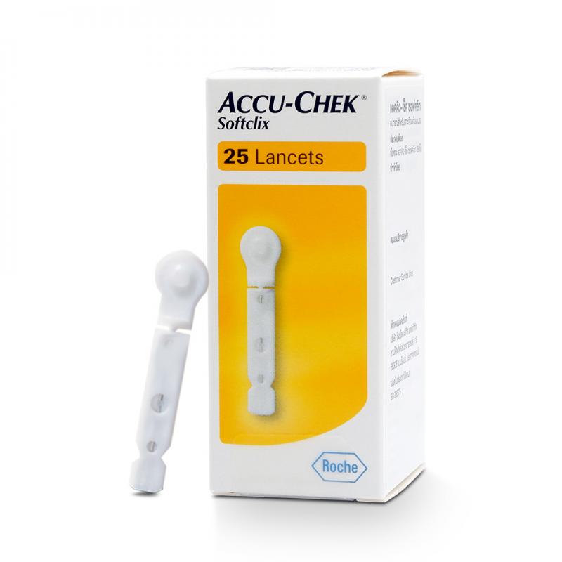 ACCU-CHEK Softclix Lancet 25 ชิ้น แอคคิว เช็ค ซอฟคลิก