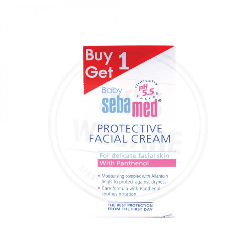 Sebamed baby protective facial cream 50 ml. ซีบาเมด เบบี้ โพแทคทีฟ เฟเชี่ยล ครีม