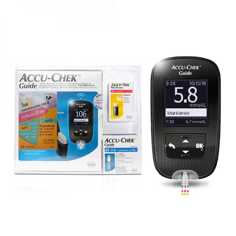 ACCU-CHEK Guide ชุดเครื่องตรวจน้ำตาลในเลือด แอคคิว เช็ค 