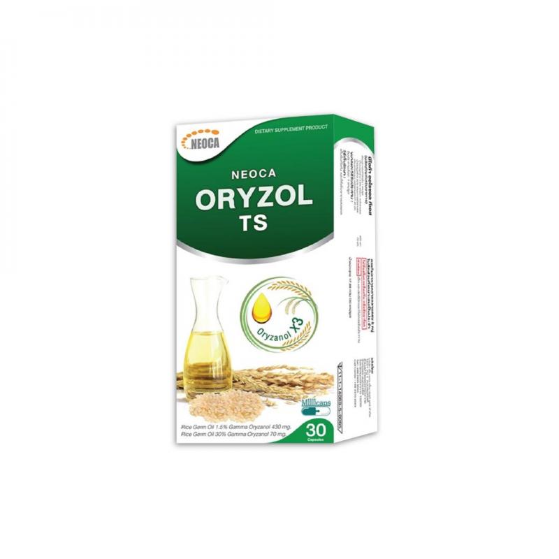 NEOCA Oryzol TS 30 เม็ด. นีโอก้า ออไรซอล ทีเอส น้ำมันจมูกข้าว