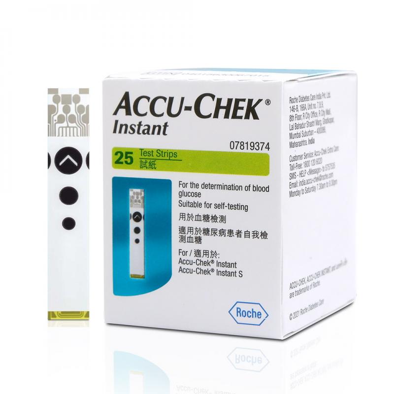 ACCU-CHEK Instant Strips แผ่นตรวจน้ำตาล แอคคิว เช็ค