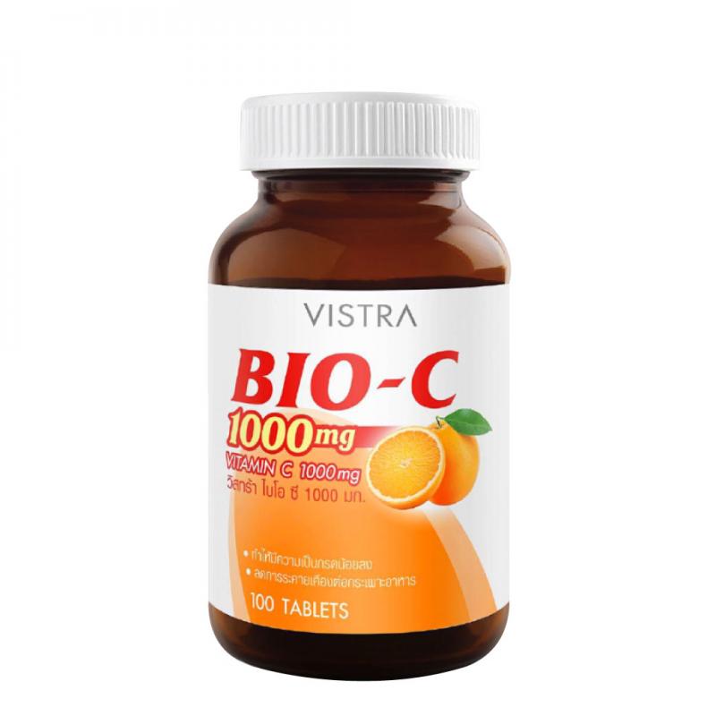 VISTRA BIO-C 1000mg. 100เม็ด วิสทร้า ไบโอ-ซี 