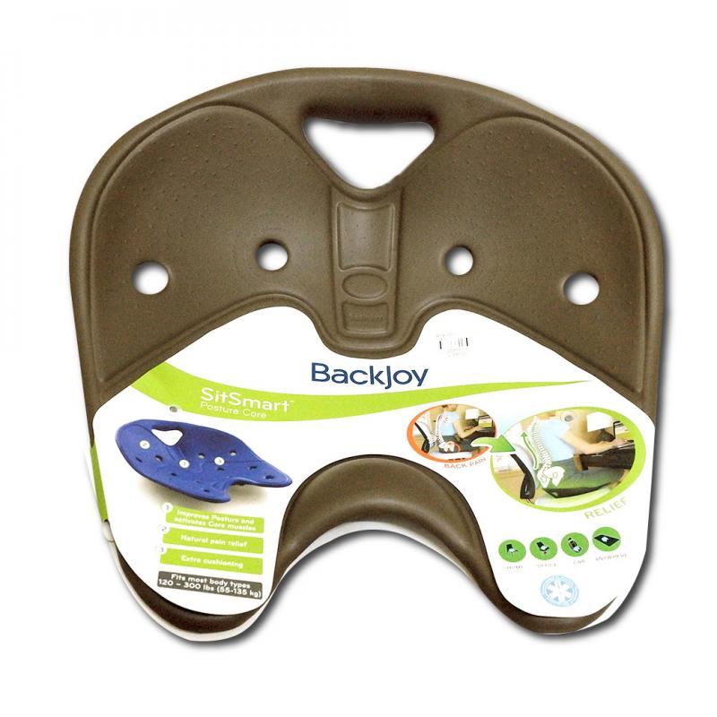 BACKJOY แผ่นรองนั่ง รุ่นโพสเจอร์ คอร์ สีน้ำตาล แบคจอย