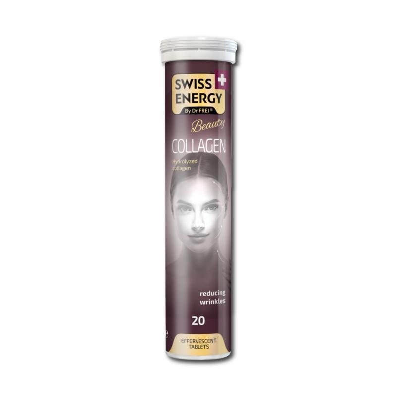 Swiss Energy Collagen 20s. สวิตเอนเนอจี้ คอลลาเจนเม็ดฟู่ ละลายน้ำ