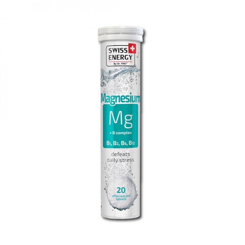 Swiss Energy Magnesium 20s. สวิต เอนเนอร์จี้ วิตามินเม็ดฟู่แมกนีเซียม