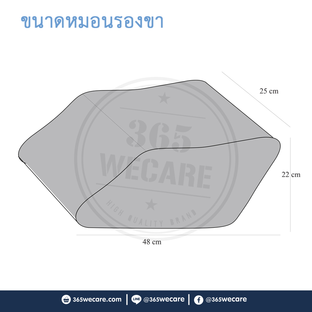 PASS Medical หมอนรองขาอเนกประสงค์เล็ก (PASS-031) พาส เมดิคอล