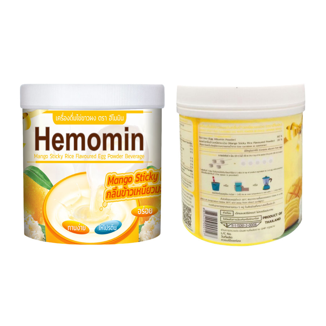 HEMOMIN Mango Sticky Rice 400g. ฮีโมมิน แมงโก สทิคคี ไรซ์