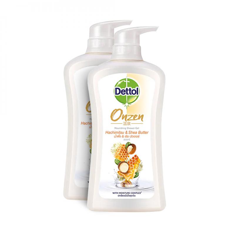 DETTOL Onzen Nourishing 500ml. เดทตอล ออนเซ็นนอริชชิ่ง เจลอาบน้ำ