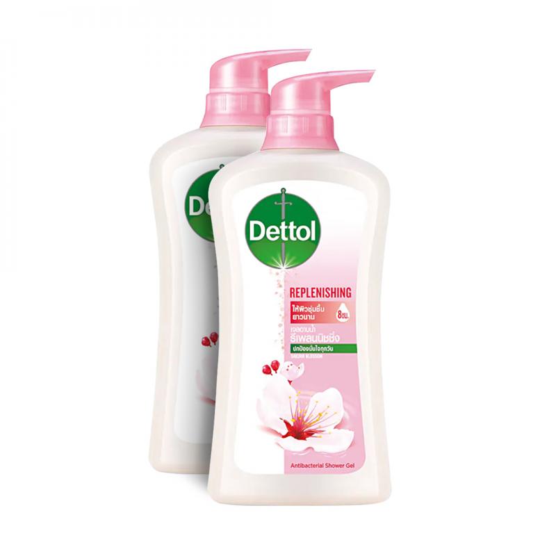 DETTOL Replenishing 500ml. เดทตอล รีเพลนนิชชิ่ง เจลอาบน้ำ