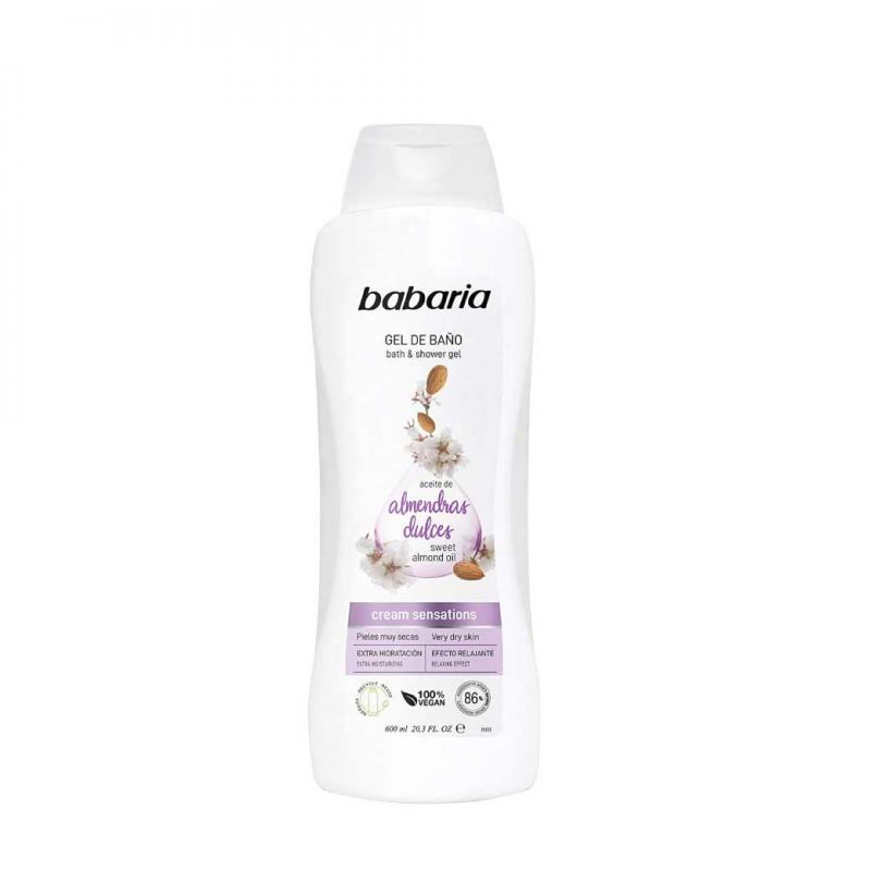 Babaria Shower Gel Sweet Almond Oil 600ml. บาบาเรีย ชาวเวอร์ เจล สวีท อัลมอนด์ ออย 600มล.