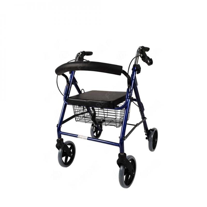 FASICARE Rollator ล้อ 8 นิ้ว รุ่น 514B รถเข็นช่วยเดิน สีน้ำเงิน. ฟาซิแคร์