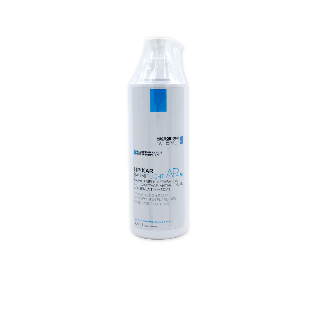 La Roche-Posay Lipikar Balm Light AP+ M 400 ml. ลา โรช-โพเซย์ ลิปิการ์ โบม ไลท์ เอพี+ เอ็ม