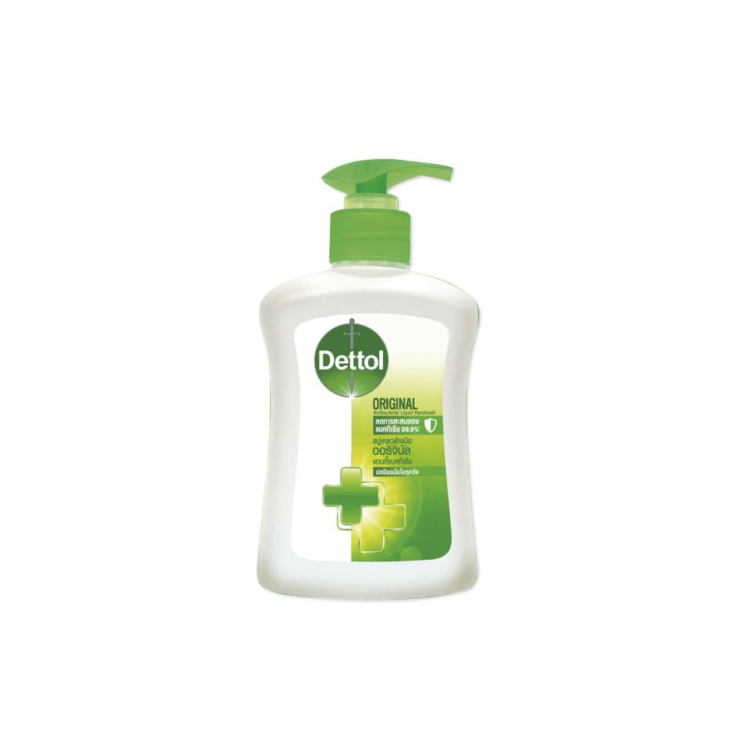 DETTOL Original 225g.เดทตอล ออริจินัล แอนตี้แบคทีเรีย สบู่เหลวล้างมือ