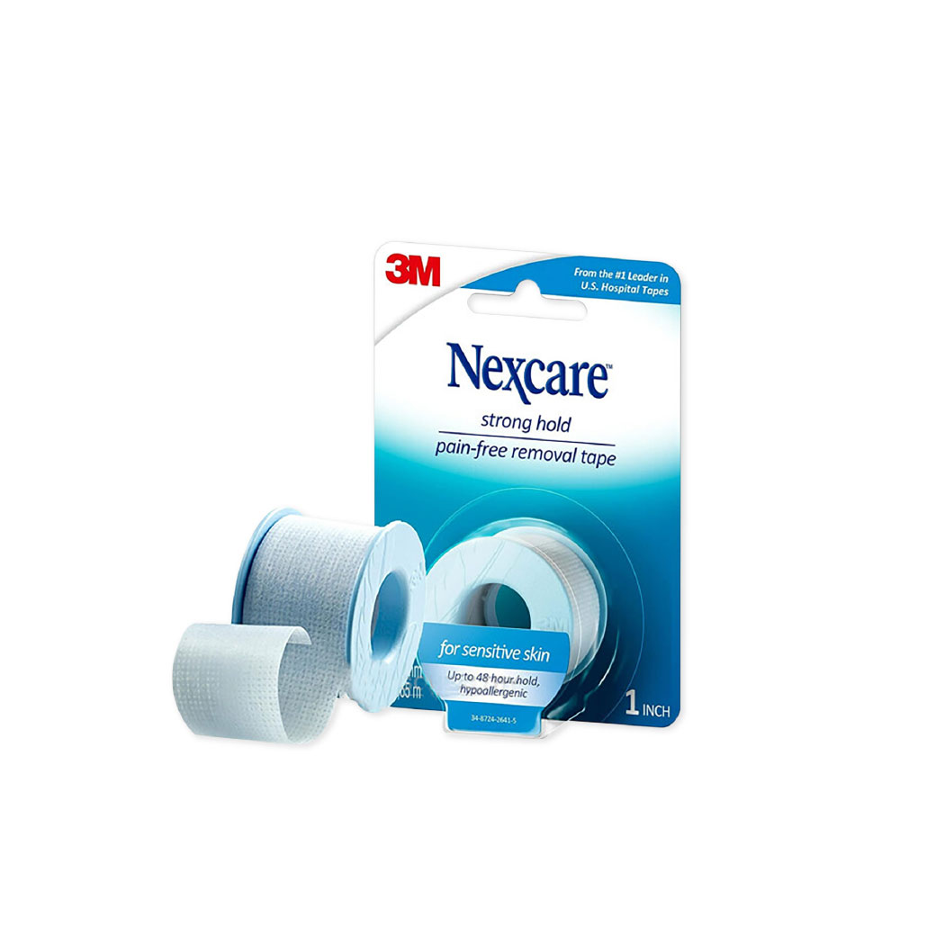 NEXCARE Sensitive Skin Tape 1x144นิ้ว รับฟรี ทรานสพอร์ 1กล่อง เเน็กซ์แคร์ เทปแต่งแผลสำหรับผิวบอบบาง