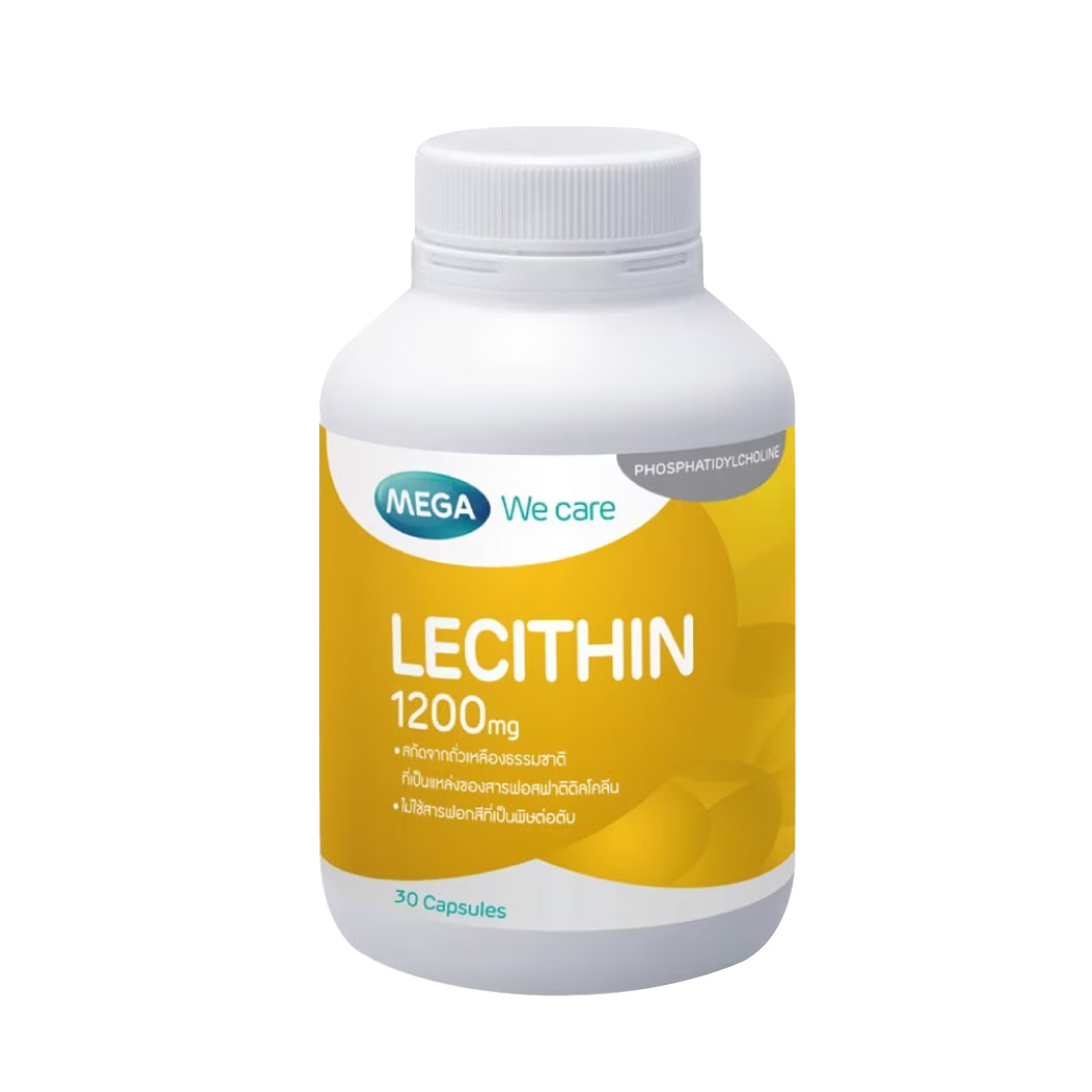 MEGA We Care Lecithin 1200 mg. 30แคปซูล เมก้า วีแคร์ เลซิติน