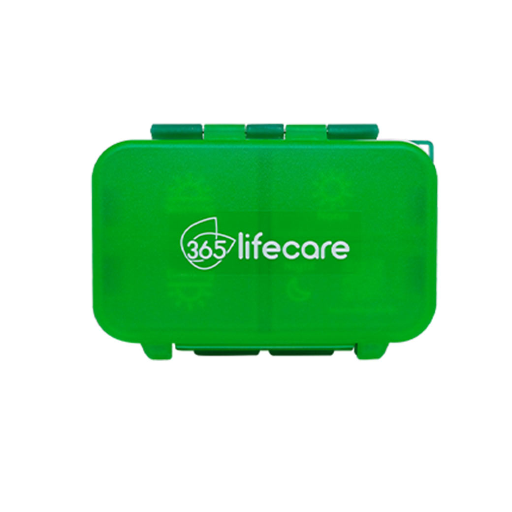 365Lifecare ตลับยา 4 ช่อง สีเขียว 365ไลฟ์แคร์