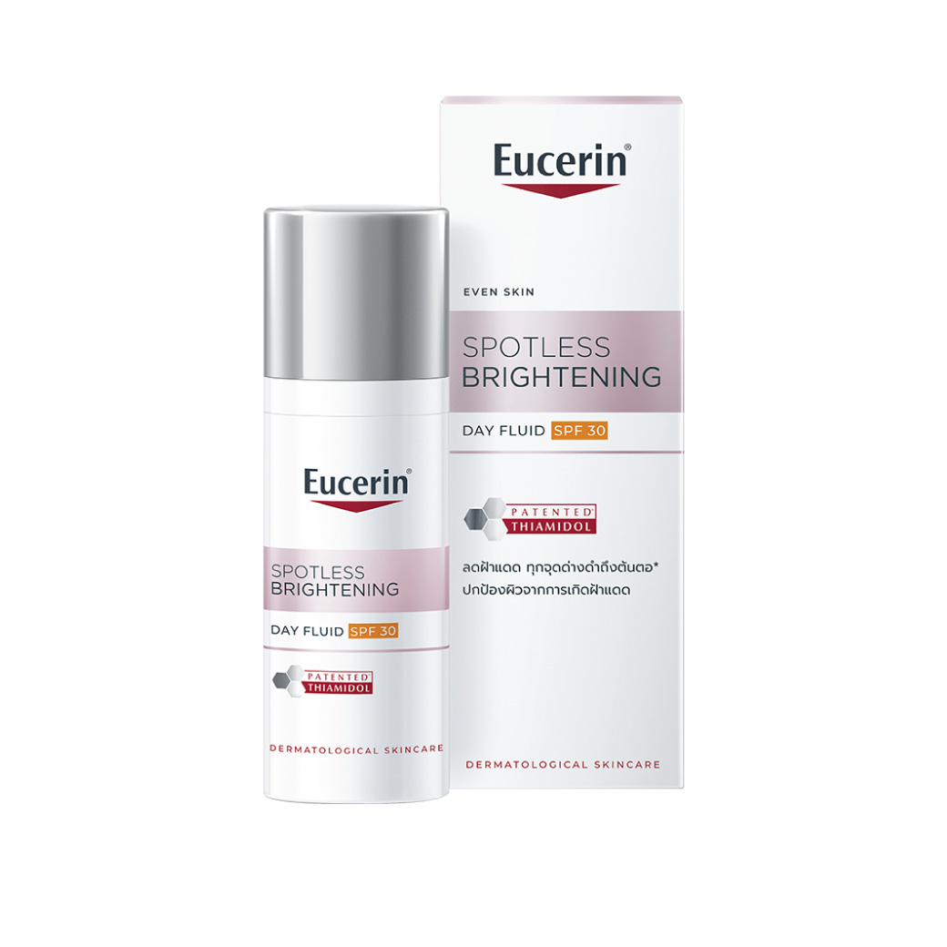 EUCERIN Spotless Brightening Day Fluid SPF30 50ml. ยูเซอริน สปอทเลส ไบรท์เทนนิ่ง เดย์ ฟลูอิด เอสพีเอฟ 30